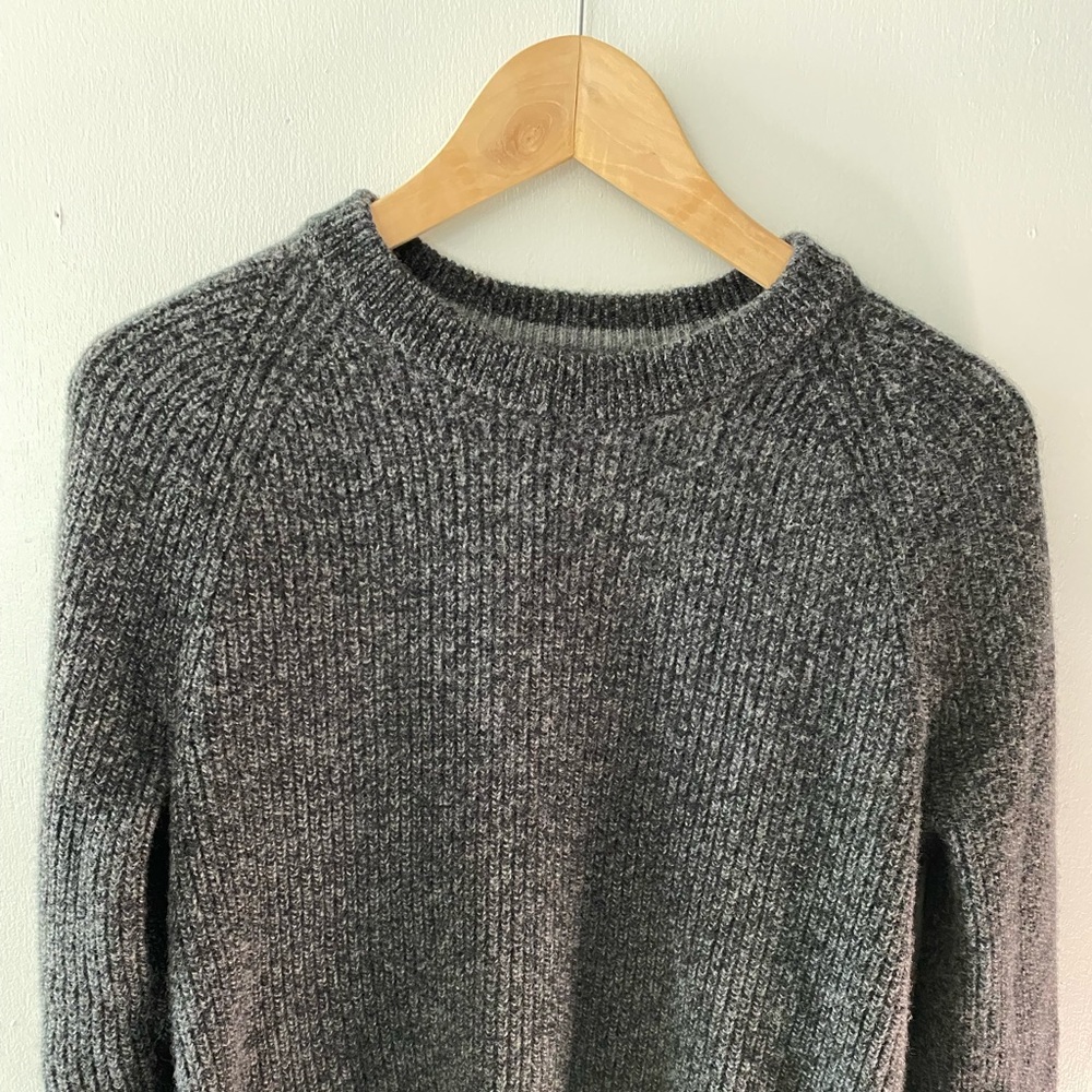 Slate Grey Wool Sweater